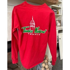 3/$15 Tunica National Tennis shirt small